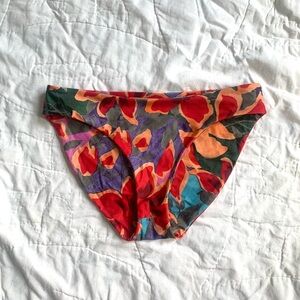 Lou & Grey Colorful Floral Swim Bottoms size Small